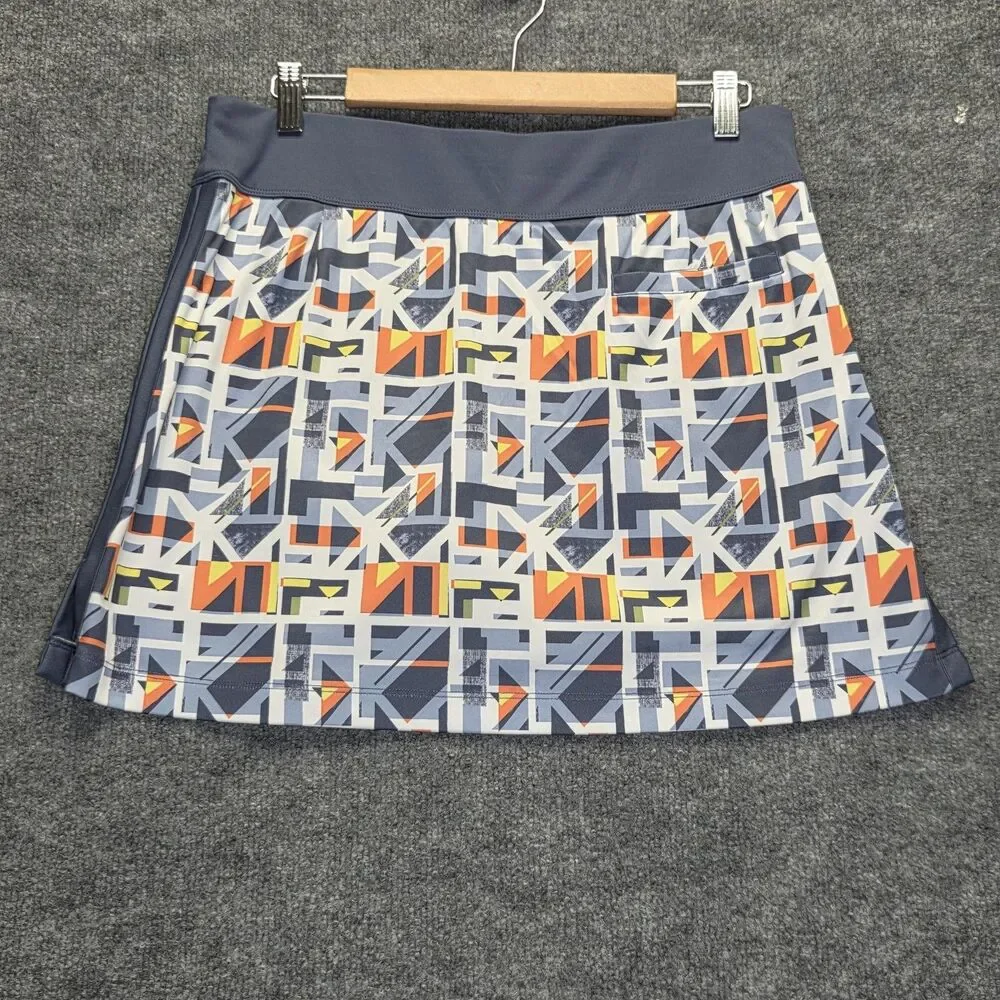 Callaway Skort Womens Large Multicolor Geometric Opti-Dri Golf Athletic Stretch